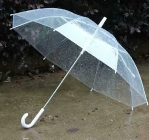 Custom Metal Frame Customizable Transparent Clear Bell Dome Umbrella