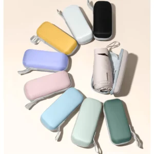 Custom Mini Umbrella Manual Capsule Uv Protection Lady Small Folding Umbrella Sun and Rain