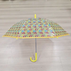 Custom OEM Cute Kids Straight 8K Ribs Manual Compact All in 1 Umbrella for Boys & Girls Back to School