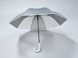 Custom OEM ODM TPU Transparent 8-Rib Straight Long-Handle Umbrella