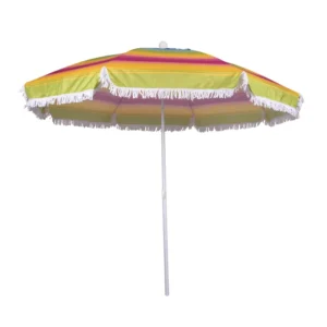 Custom Outdoor Beach Shelter Umbrella with Tassels
