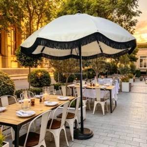 Custom Outdoor Beach Umbrella Park Poolside Sun Parasol