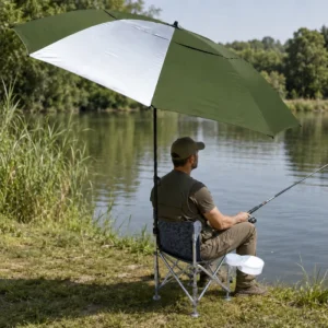 Custom Outdoor Fishing Camping Beach Umbrella Waterproof Windproof Sunshade with Logo