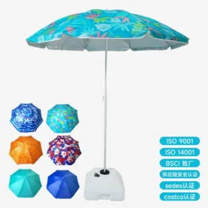 Custom Outdoor Large Sun Beach Umbrella with UV Protection