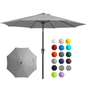 Custom Outdoor Market Table Garden Umbrella 10Ft Patio Umbrella for Restaurant