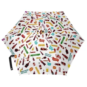 Custom Outdoor UV Protection Windproof 3 Fold Umbrella