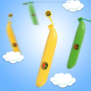 Custom Print Banana Shape Mini 3-Fold UV Umbrella