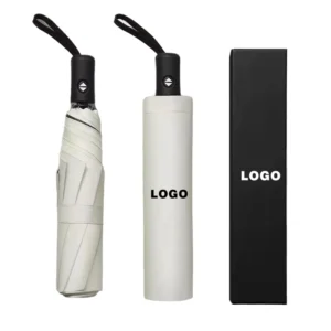 Custom Printed Automatic Three-Fold Umbrella UV Protection Modern and Classic Design Auto Opening for Cars