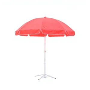 Custom Printed Beach Parasol Large Shade Patio Umbrella Outdoor Furniture Canopy Tent with Umbrella Frame