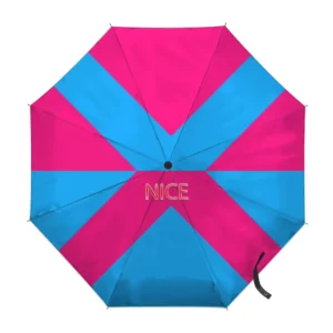 Custom Printed Crossdresser Pride Gay Rainbow Foldable Umbrella