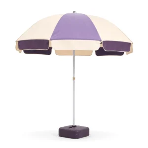Custom Printed Logo Beach Umbrella with Steel Pole for Outdoor Advertising