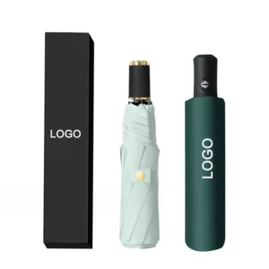 Custom Printed Logo Travel UV Rain Folding Umbrella