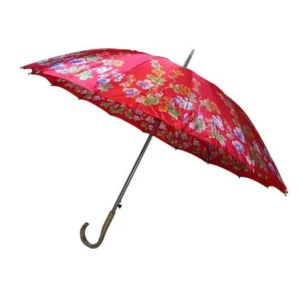 Custom Printed Portable Auto-Open Straight Umbrella