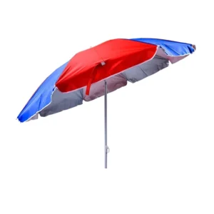 Custom Printed Portable Folding 1.8m*8k Patio Beach Umbrella with Tilt Heavy Duty