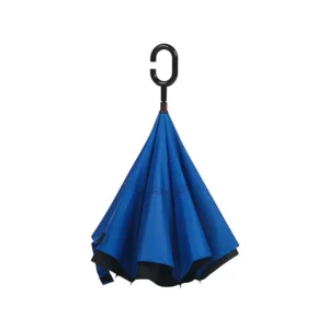 Custom Printed Umbrella Custom Logo Double-Layer C-Handle Reverse Inverted Umbrella Promotion Rain Umbrella