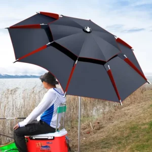 Custom Printing Design Outdoor Sunshade Beach Fishing Umbrella