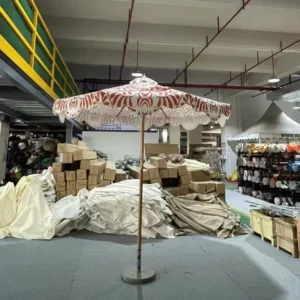 Custom Printing Outdoor Aluminum Center Pole Parasol Patio Umbrella