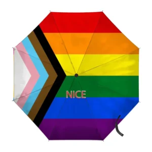 Custom Progress Gay Rainbow Motif Umbrella