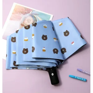 Custom Size 3 Fold Umbrella with UV Protection