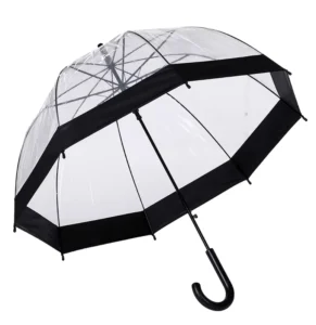 Custom Transparent Clear Umbrella with Logo Printing Factory High Quality Custom Printed Clear Umbrellas