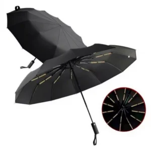 Custom UPF50+ Anti-UV Windproof Water-Repellent Auto Open Close Umbrella for Outdoor and Staff Gifts
