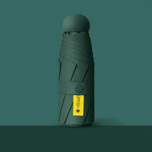 Custom UPF50+ Anti-sun Five Folding Mini Umbrella With Logo
