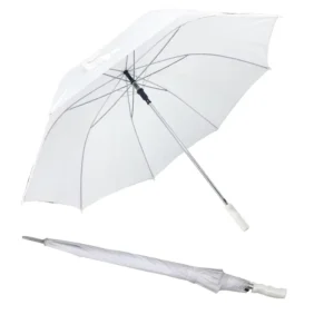 Custom Umbrella with Logo White Golf Umbrella Clear Transparent Elegant Rainproof Auto Open Wedding Golf Umbrella Strong Paragua