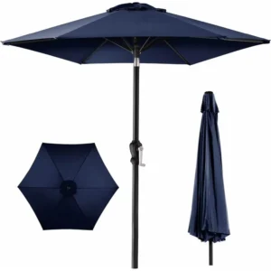 Custom logo Heavy Duty Fold China Market Dubai Umbrella Promotional Market Beach Umbrella