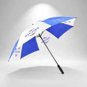Customizable Brand Logo 30 Inch Oversized Windproof Full Fiberglass Frame Manual Open Single Layer Eva Handle Golf Umbrella