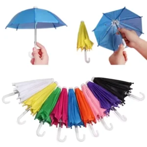 Customizable Mini Motorcycle Rain Shine Umbrella Ultra Small Manual Control Toy for Children Baby Toy with Logo