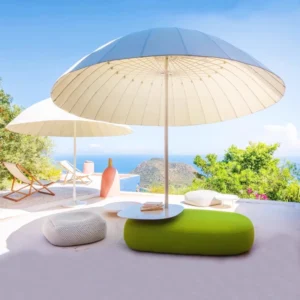 Customizable Modern Aluminum Central Pillar Beach Sun Umbrella for Hotel Outdoor Use