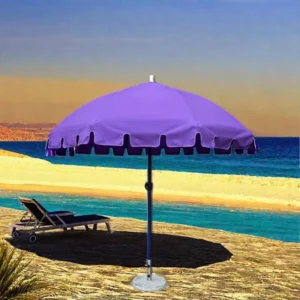 Customizable Outdoor Semi-Circular Pagoda Umbrella With Tassels for Garden Beach Cafe Hotels and Parks