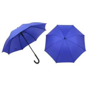 Customizable Semi-Automatic Auto-Open Straight Pongee Travel Umbrella, Double-Swivel, 8-Rib, UV Protection