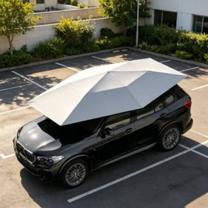 Customizable Smart Electric Car Umbrella for Long-Term Sun Protection
