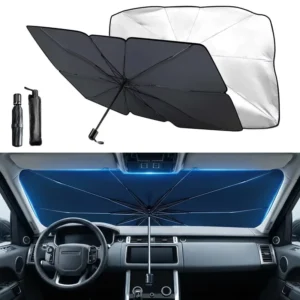 Customizable UV Blocking Car Windshield Sunshade Umbrella Portable Foldable Front Windshield Sunshade Umbrella