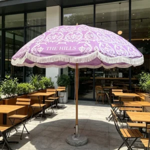 Customize Center Pillar Umbrella Big Size Beach Garden Patio Parasols Umbrellas Heavy Duty Outdoor for Hotel Courtyards Park Use