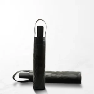 Customize Promotional Advertising Logo Umbrellas Portable 3-Fold Manual Black Coating Sunscreen 105cm Open