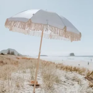 Customize Waterproof Sun Proof Patio Swimming Pool Outdoor Garden Beach Umbrella With Tassel