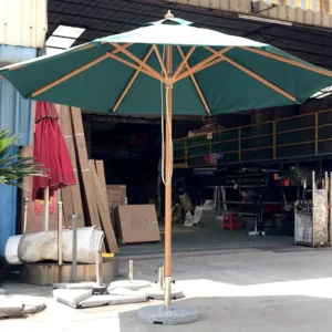 Customized Aluminum Center Pole Outdoor Umbrella for Restaurant Beach and Garden Parasol
