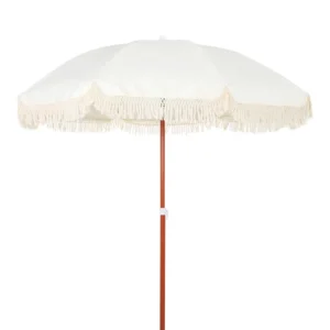Customized Beach Umbrella Potable Sun Umbrella Outdoor Beach Umbrella with Tassel