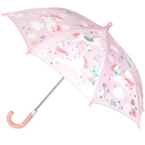 Customized Cute Cartoon Pattern Kids Umbrella Safe Easy Grip Children Umbrella for Outdoor and School Activities