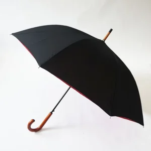 Customized Double-Layer Solid-Color Dot 23-Inch 8K Waterproof Straight Umbrella