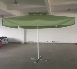 Customized Foldable Outdoor Parasol Telescopic Patio Umbrella for Coffee and Drink Bars 3x3M 3.5×3.5M 4x4M