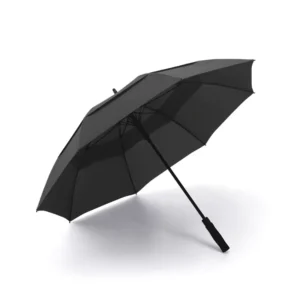 Customized Full Fiber Double-Layer Straight Rod Long Handle Extra Large Anti-Storm Business Golf Umbrella