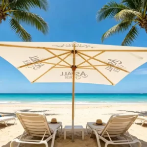 Customized High-Quality Beach Parasol Umbrella for Outdoor Use at Hotels and Beaches