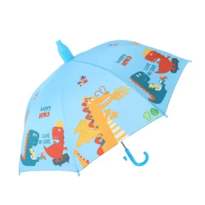 Customized Kids Straight Umbrella with Cute Pattern, Waterproof Cover, Supplier