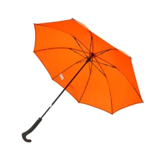 Customized Light Reflective Logo Printing Fully Automatic Straight Umbrella for Outdoor