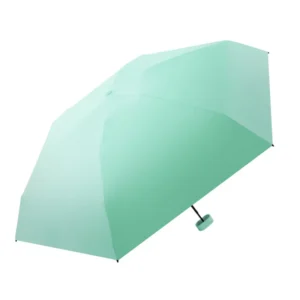 Customized Logo 6 Folding Portable Sun Protection UV Protection Umbrella Mini Pocket Umbrella