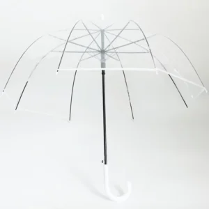 Customized Logo Clear Umbrella Parasol Colorful Transparent With Printing for Promotion