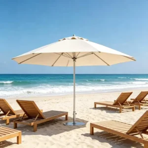 Customized Logo Outdoor Beach Umbrella for Exhibition Events Promotion Advertising Gifts